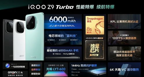 iQOO Z9 Turbo正式發布 6000mAh巨量電池加持，起售價1999元引爆市場